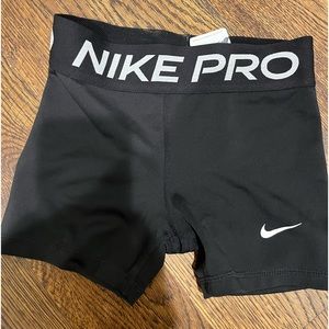 Girls Nike Pro Compression Shorts